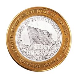.999 Silver Imperial Palace Las Vegas, NV $10 Casino Limited Edition Gaming Token