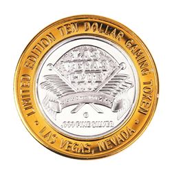 .999 Silver Las Vegas Club Nevada $10 Casino Limited Edition Gaming Token