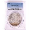 Image 1 : 1881-S $1 Morgan Silver Dollar Coin PCGS MS64 Nice Toning