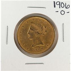 1906-O $10 Liberty Head Eagle Gold Coin