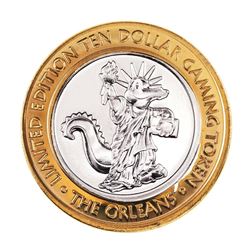 .999 Silver The Orleans Hotel & Casino Las Vegas, NV $10 Limited Edition Gaming Token