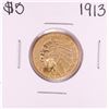 Image 1 : 1913 $5 Indian Head Half Eagle Gold Coin