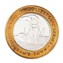.999 Fine Silver Sam's Town Casino Robinsonville, MS $10 Limited Edition Gaming Token