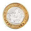 Image 1 : .999 Fine Silver Harrah's Casino Reno, Nevada $10 Limited Edition Gaming Token