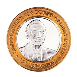 .999 Silver Las Vegas Club Nevada $10 Casino Limited Edition Gaming Token