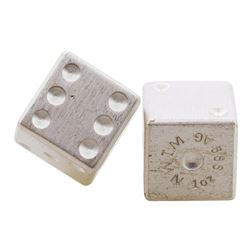 Pair of 1 oz. .999 Fine Silver Dice