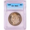 Image 1 : 1885 $1 Morgan Silver Dollar Coin ICG MS64