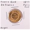 Image 1 : 1877 Paris Mint France 20 Francs Gold Coin