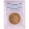 Image 1 : 1887-S $20 Liberty Head Double Eagle Gold Coin PCGS MS62