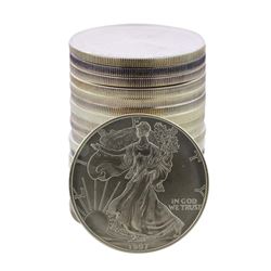 Roll of (20) Brilliant Uncirculated 1997 $1 American Silver Eagle Coins