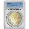 Image 1 : 1881-S $1 Morgan Silver Dollar Coin PCGS MS64 Amazing Toning