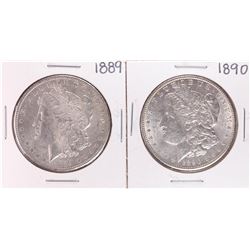 Lot of 1889-1890 $1 Morgan Silver Dollar Coins