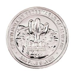 .999 Fine Silver Harrah's Laughlin, Nevada $7 Casino Limted Edition Gaming Token
