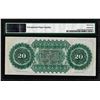 Image 2 : 1872 $20 State of South Carolina Revenue Bond Obsolete Note PMG Superb Gem Unc. 67EPQ