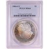 Image 1 : 1884-CC $1 Morgan Silver Dollar Coin PCGS MS64 Amazing Toning