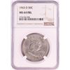 Image 1 : 1963-D Franklin Half Dollar Coin NGC MS64FBL