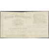 Image 2 : 1863 Twenty Cents Mount Pleasant, MA Apothecary Store Obsolete Bank Note