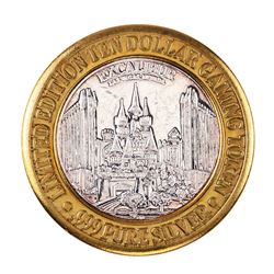 .999 Silver Excalibur Las Vegas, NV $10 Casino Limited Edition Gaming Token
