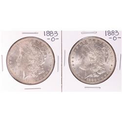 Lot of (2) 1883-O $1 Morgan Silver Dollar Coins