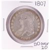 Image 1 : 1807 50 over 20 Capped Bust Half Dollar Coin