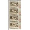 Image 1 : Uncut Sheet of (4) State of Louisiana Baby Bond Obsolete Notes