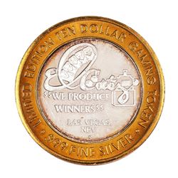 .999 Silver El Cortez Hotel and Casino $10 Limited Edition Gaming Token