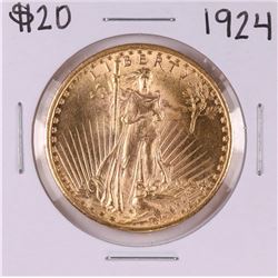 1924 $20 St. Gaudens Double Eagle Gold Coin