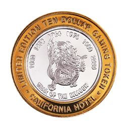 .999 Silver Sam Boyd's California Hotel $10 Casino Limited Edition Gaming Token
