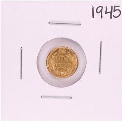 1945 Mexico Dos Peso Gold Coin