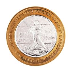 .999 Silver New York New York Casino Las Vegas $10 Limited Edition Gaming Token