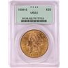 Image 1 : 1899-S $20 Liberty Head Double Eagle Gold Coin PCGS MS62 Old Green Holder