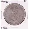 Image 1 : 1872 Mexico Un Peso Silver Coin