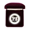 Image 1 : 1987 Rarities Mint Disney Mickey & Minnie 1/4 Oz. Fine Silver Round w/Box & COA