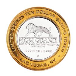 .999 Fine Silver MGM Grand Las Vegas, Nevada $10 Limited Edition Gaming Token