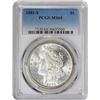Image 2 : 1881-S $1 Morgan Silver Dollar Coin PCGS MS64 Amazing Toning