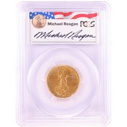 1986 $10 American Gold Eagle Coin PCGS MS69 Reagan Legacy Series