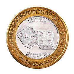 .999 Silver McCarran International Airport Las Vegas, NV $10 Limited Gaming Token