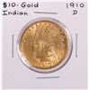 Image 1 : 1909-D $10 Indian Head Eagle Gold Coin