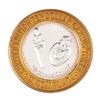 Image 1 : .999 Silver Union Plaza Las Vegas, Nevada $10 Casino Limited Edition Gaming Token