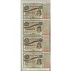 Image 1 : Uncut Sheet of (4) State of Louisiana Baby Bond Obsolete Notes