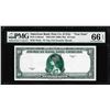 Image 1 : 1929 10 Unit American Bank Note Co. "Test Note" PMG Gem Uncirculated 66EPQ