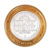Image 2 : .999 Silver New York New York Casino Las Vegas $10 Limited Edition Gaming Token