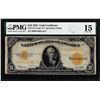 Image 1 : 1922 $10 Gold Certificate Note Fr.1173 PMG Choice Fine 15