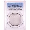 Image 1 : No Date Proof $1 Mint Error T-2 Silver Planchet PCGS MS62