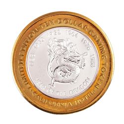 .999 Silver Sam Boyd's California Hotel $10 Casino Limited Edition Gaming Token