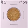 Image 1 : 1834 Plain 4 $5 Classic Head Half Eagle Coin
