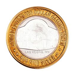 .999 Fine Silver Golden Nugget Las Vegas, Nevada $10 Limited Edition Gaming Token