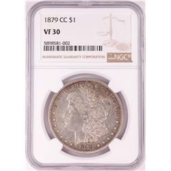 1879-CC $1 Morgan Silver Dollar Coin NGC VF30
