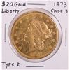 Image 1 : 1873 Closed 3 $20 Liberty Head Double Eagle Gold Coin