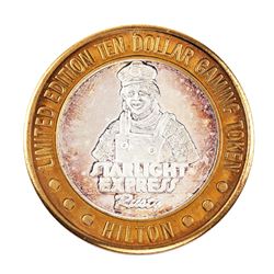 .999 Silver Hilton Las Vegas, Nevada $10 Casino Limited Edition Gaming Token